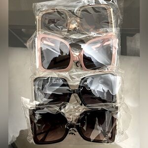 Oversized Butterfly frame sunglasses